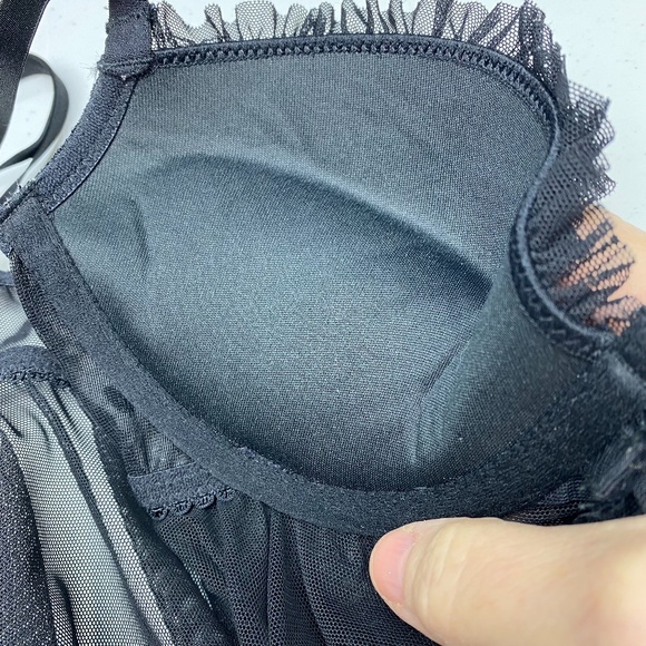 VS BLK Front Closing Baby Doll, 34B. *P1011 - Picture 3 of 5